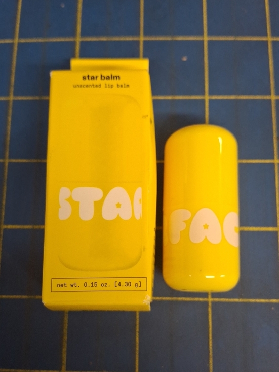Starface Other - Star Balm Unscented Lip Balm - Bright Yellow 4.3g NWT